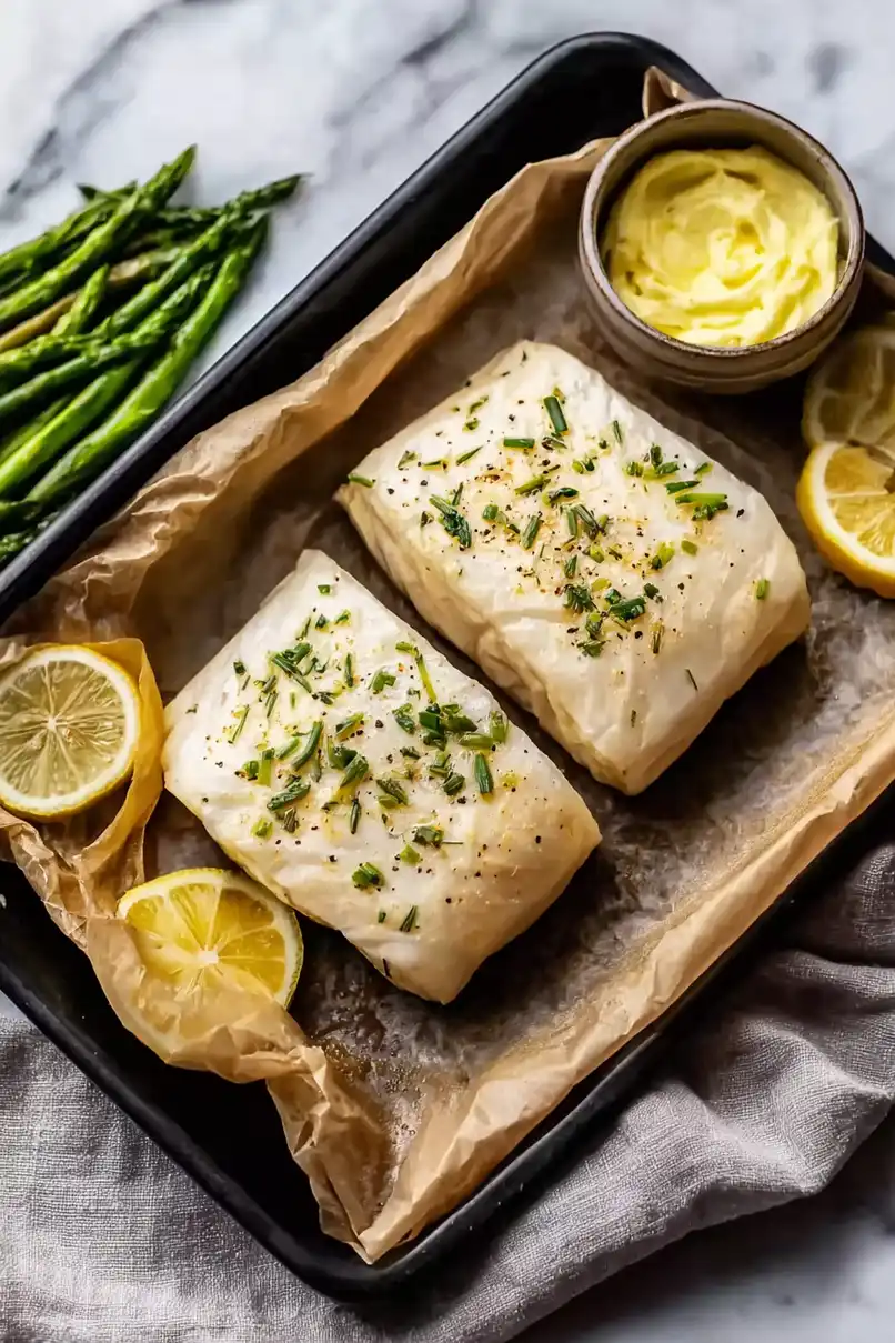 Best Parchment Baked Halibut