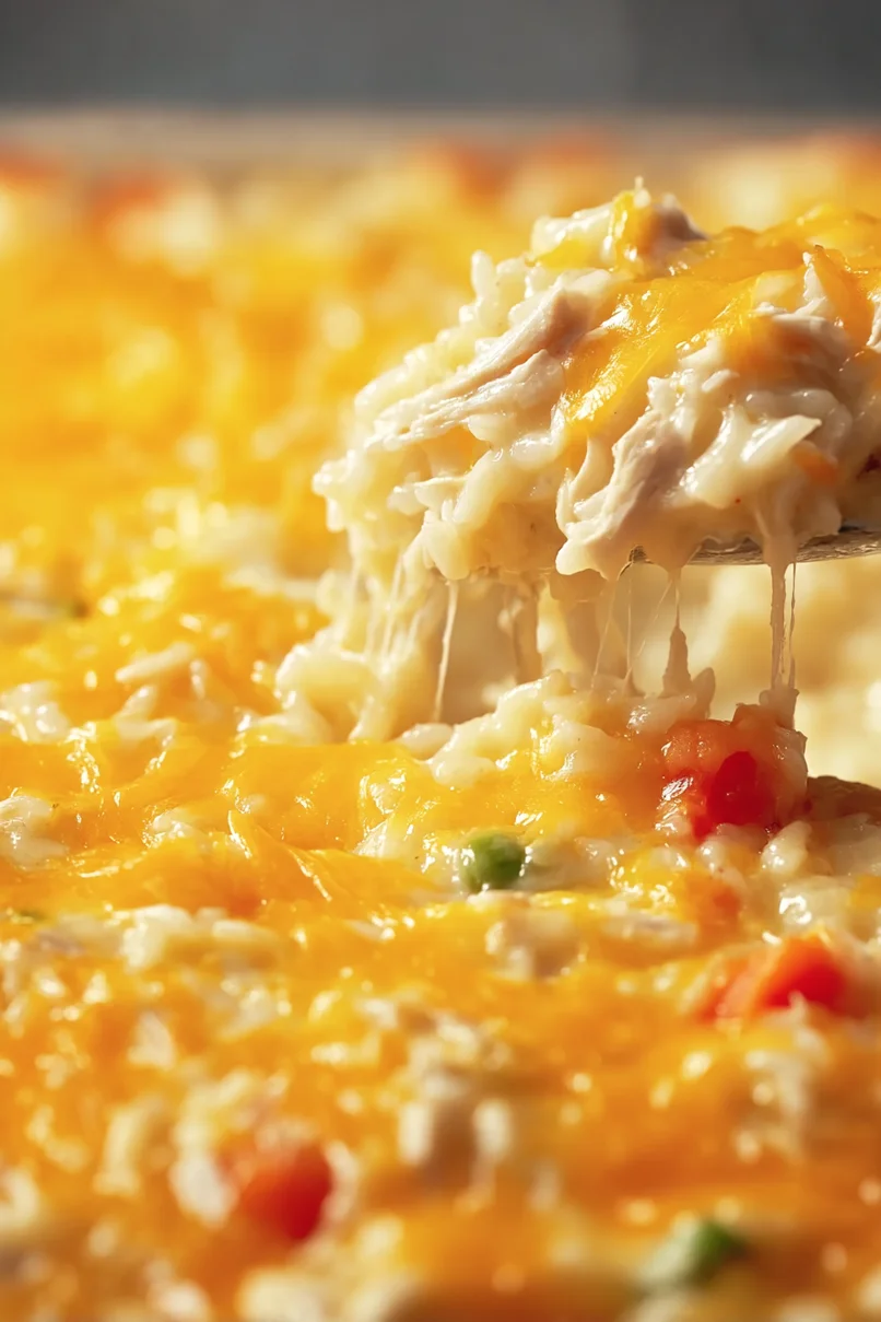 Hearty Rice Casserole with Cream of Chicken Soup