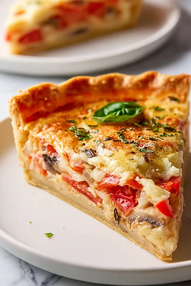Traditional Amish Tomato Pie