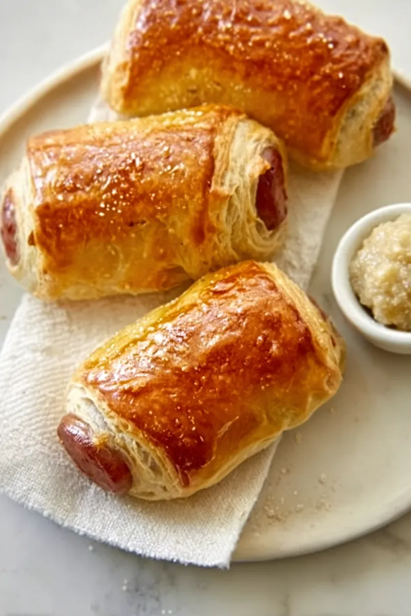 Juicy Puff Pastry Pigs in a Blanket