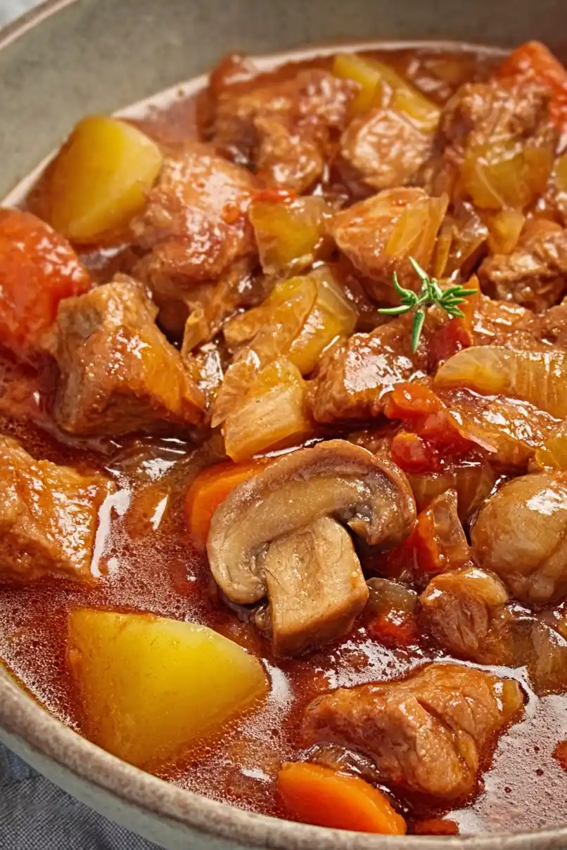 Healthy Slow Cooker Pork Stew