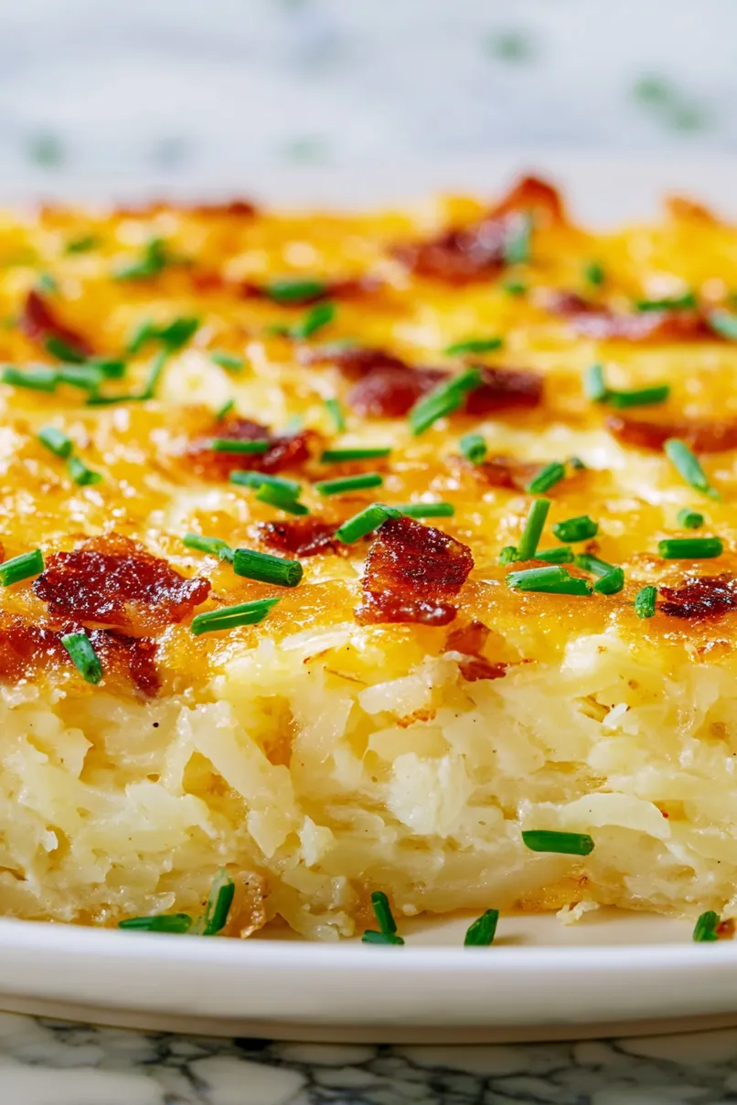 Easy Cottage Cheese Hashbrown Casserole