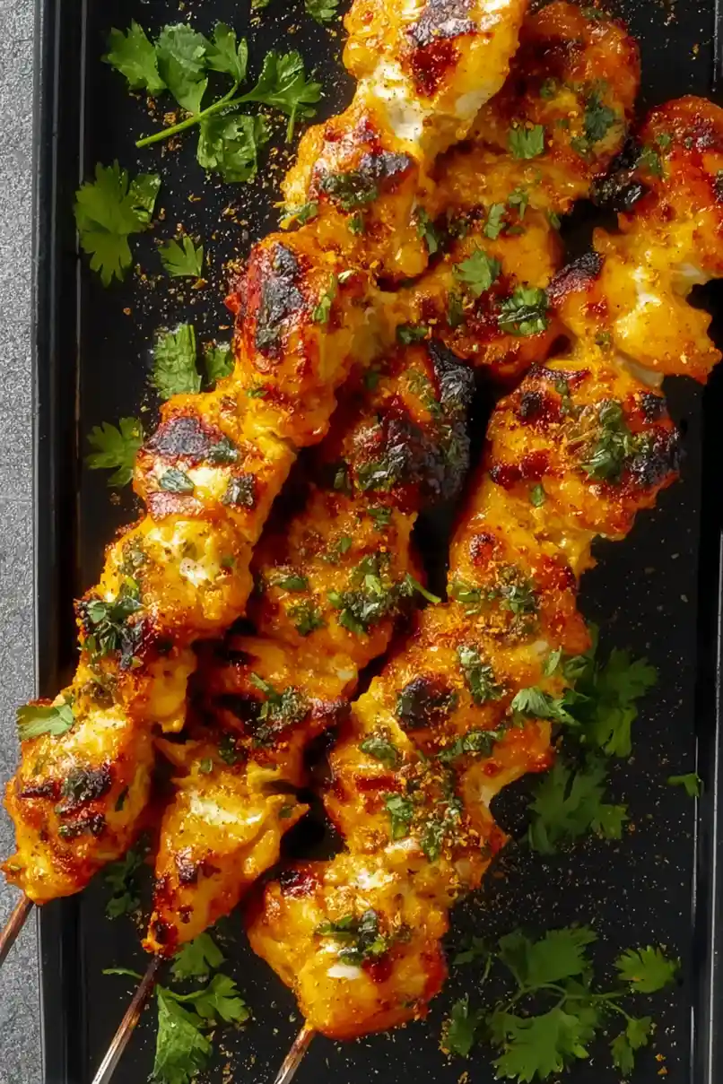 Tasty Chicken Skewers in the Oven