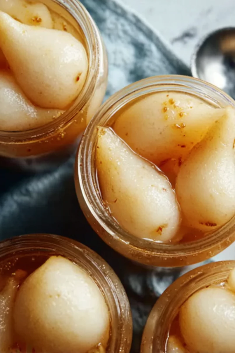 Simple Canning Pears in Heavy Syrup