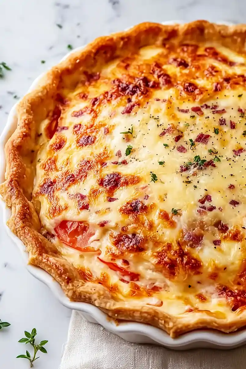 Traditional Amish Tomato Pie