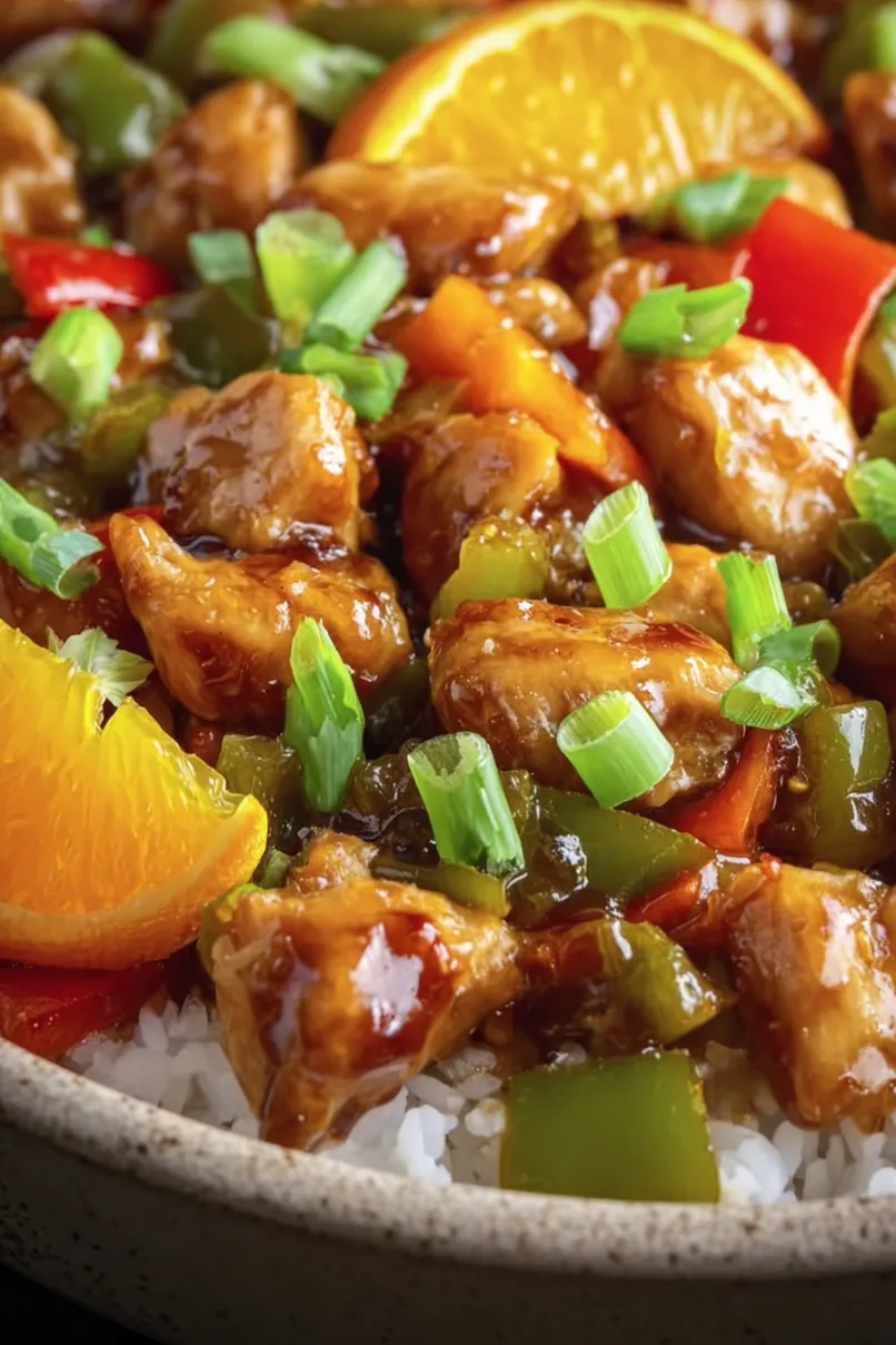 Juicy Blackstone Orange Chicken