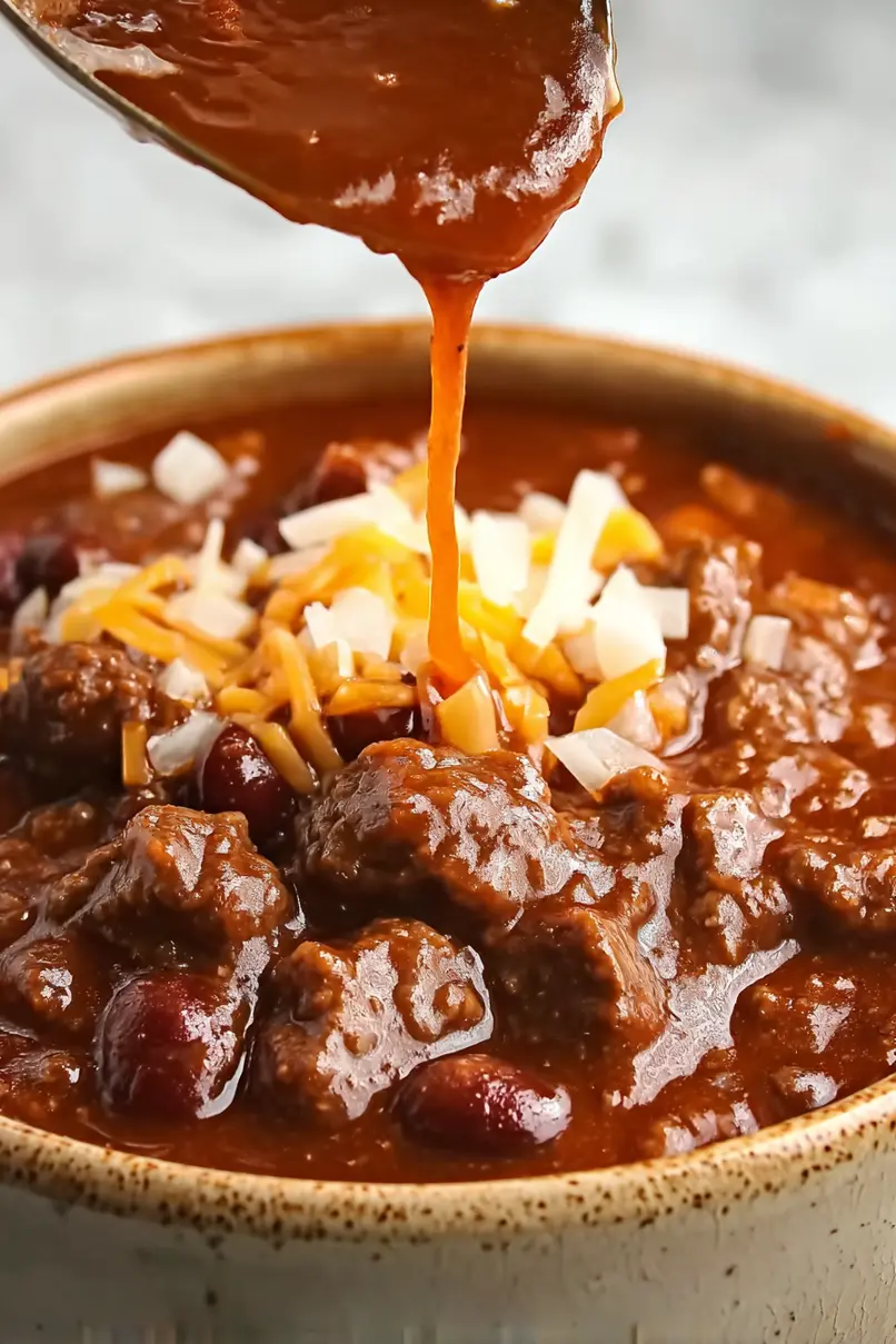Robust Cowboy Steak Chili