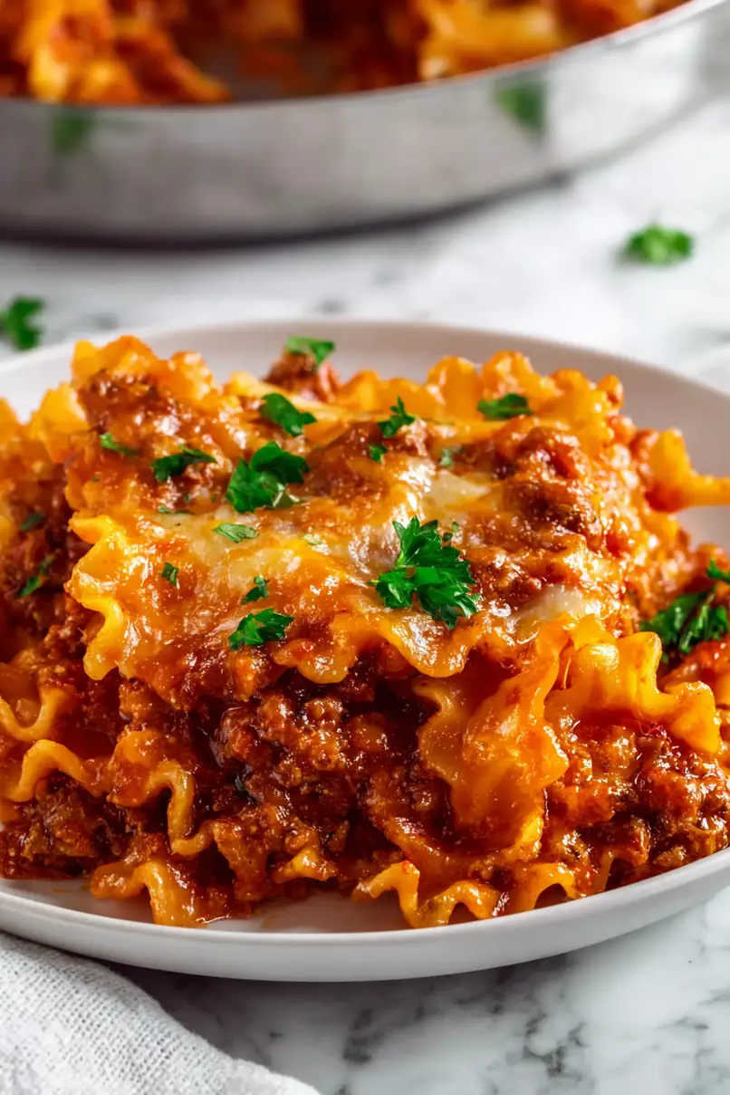 One-Pot Hamburger Helper Lasagna