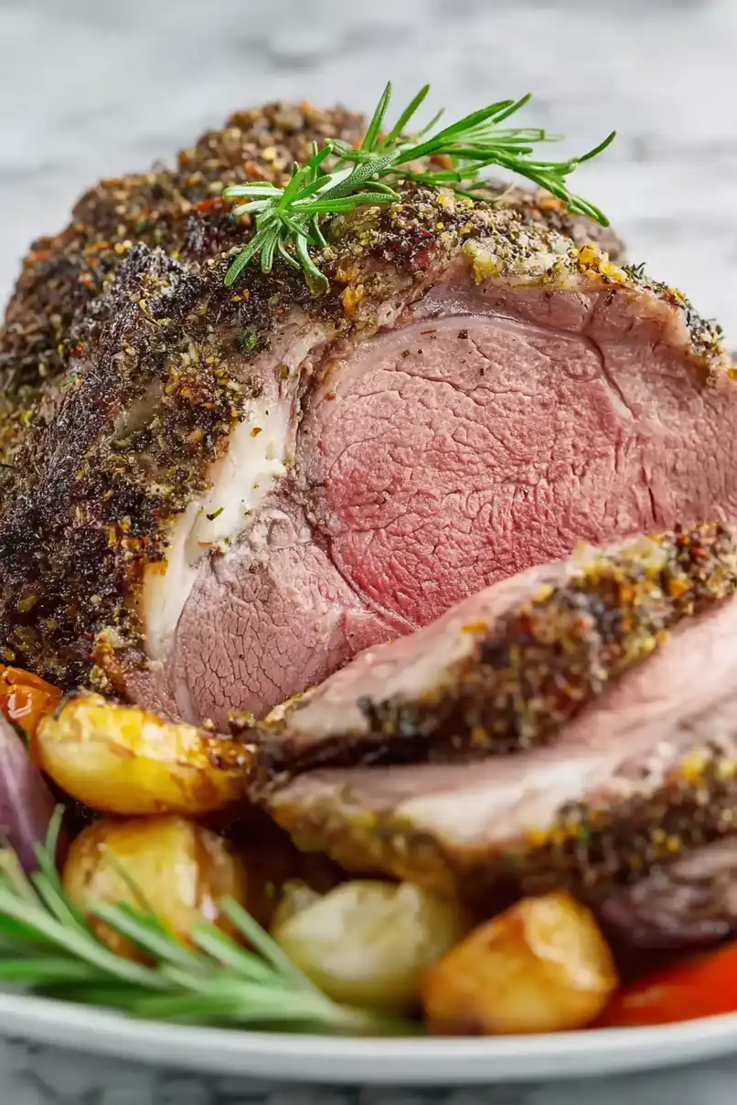 Slow Cooked Dutch Oven Roast Lamb