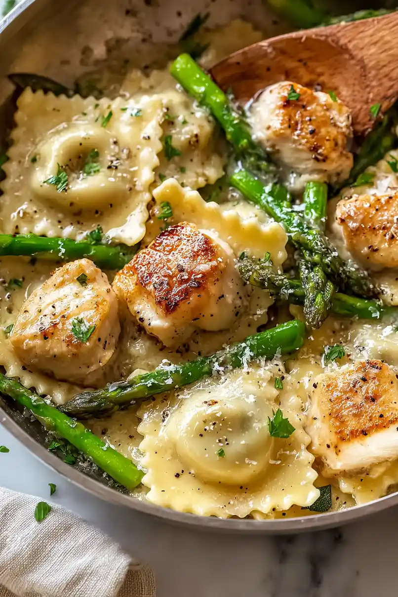 Delicious Butternut Squash Ravioli with Chicken