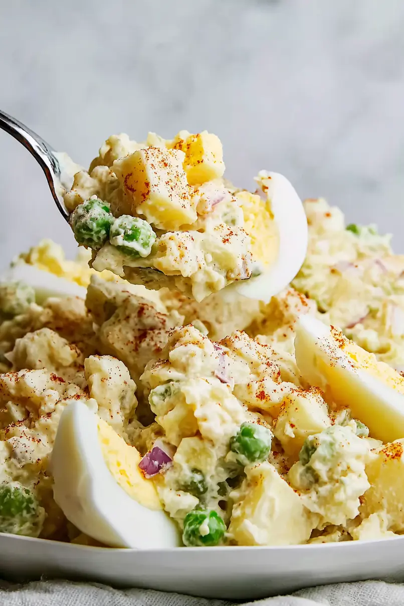 Savory Potato Salad with Egg