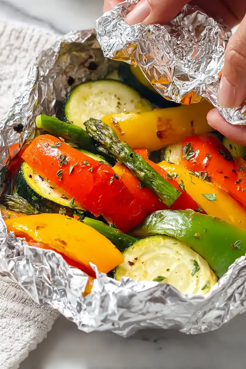 Simple Grilled Veggies in Foil