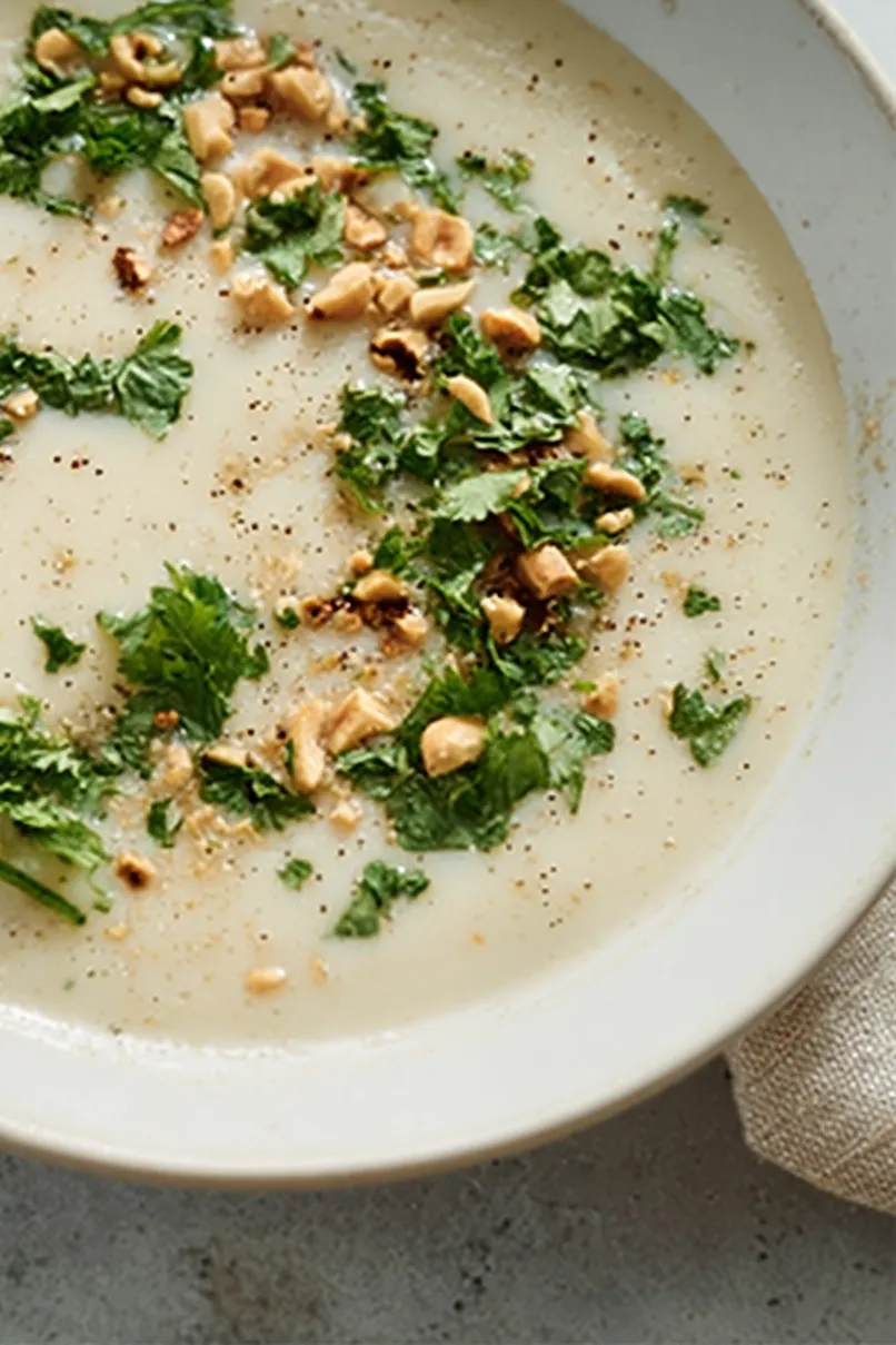 Tasty Thai Cauliflower Soup