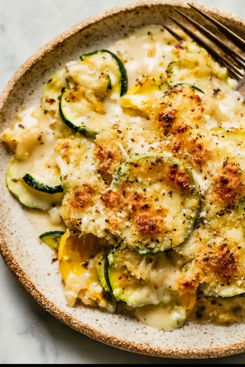 Baked Zucchini and Yellow Squash Casserole