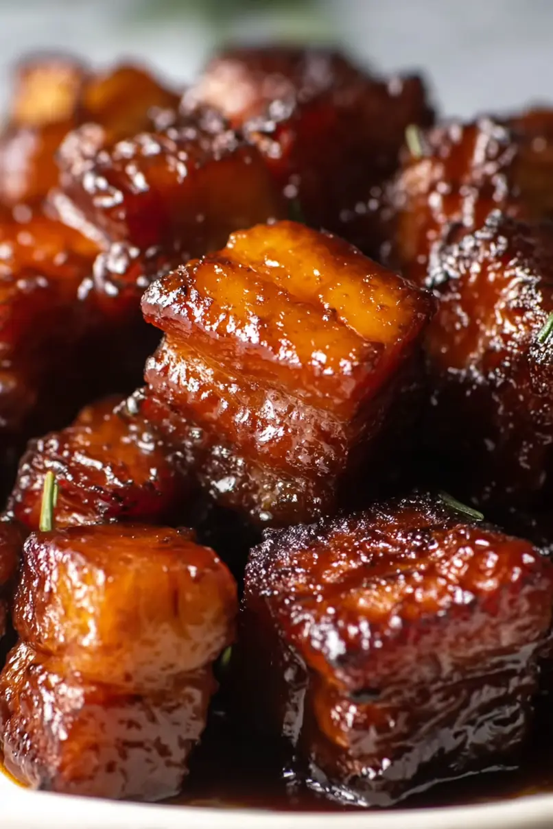 Mouthwatering Pork Belly Burnt Ends in the Oven