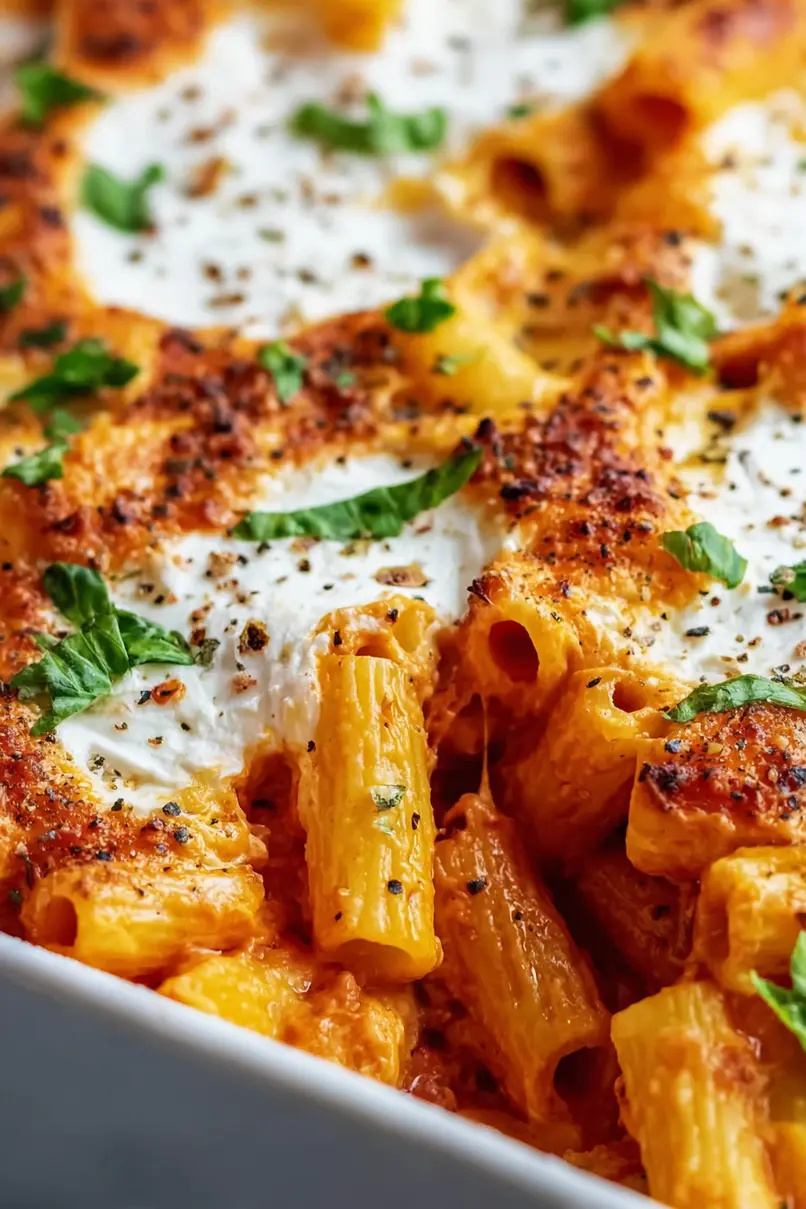 Quick Ricotta Pasta Bake