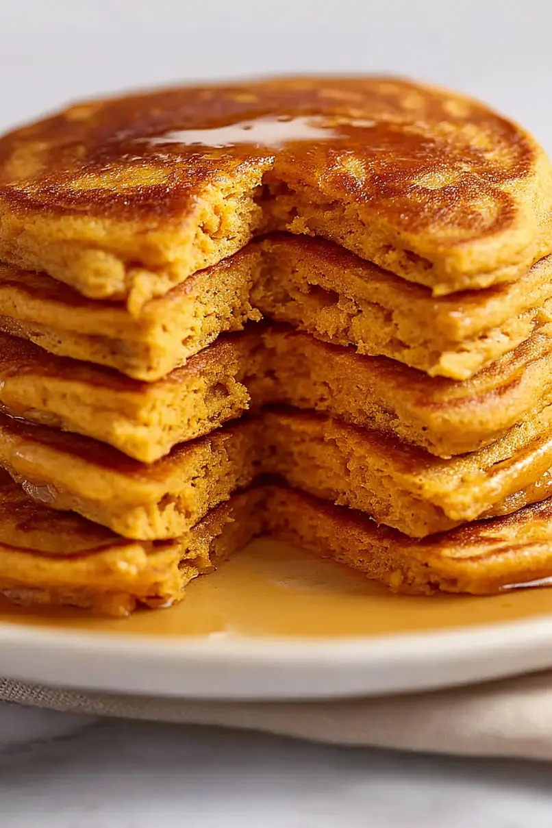 Best Pumpkin Pancakes with Cinnamon Butter