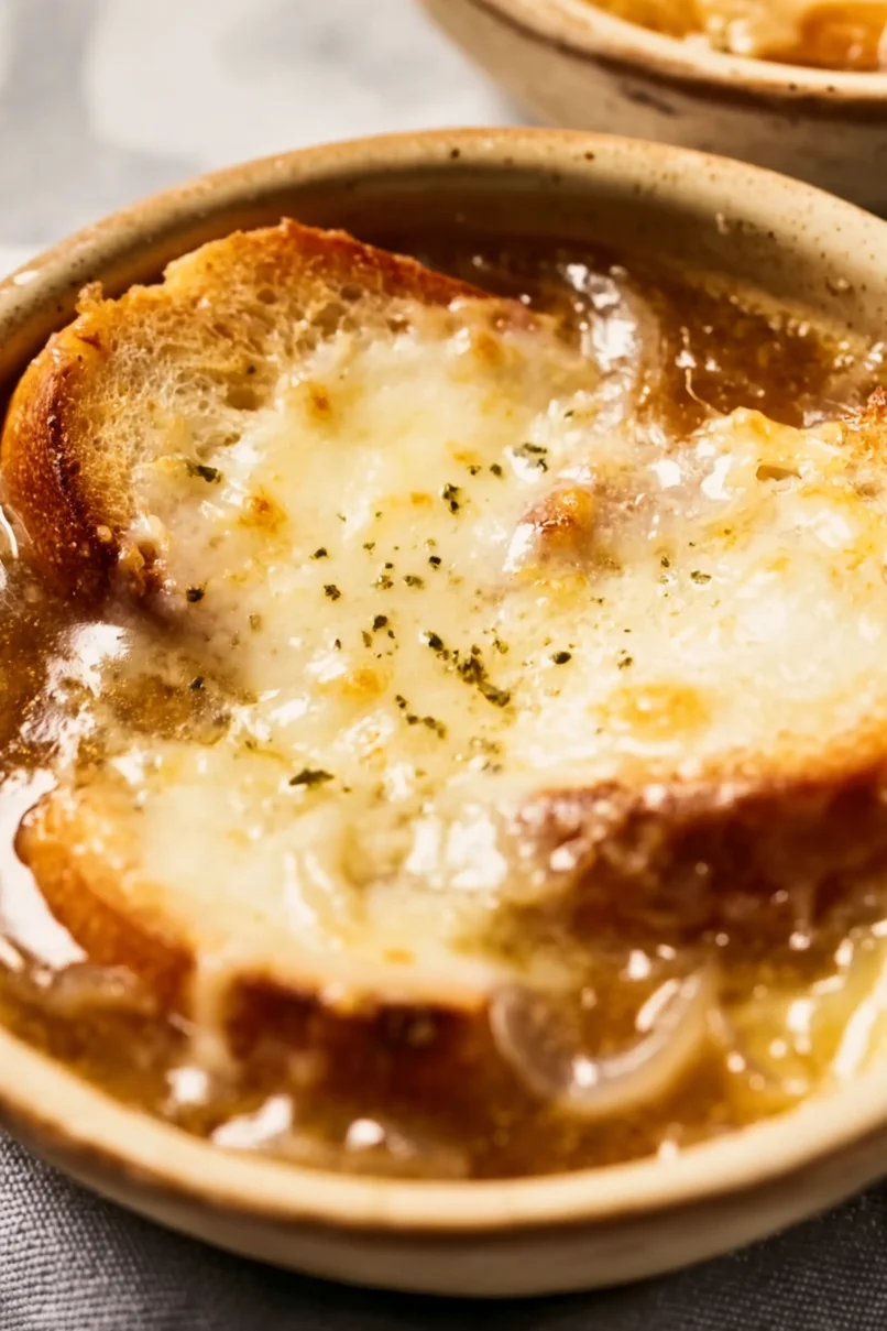 Rich & Juicy Slow Cooker French Onion Soup