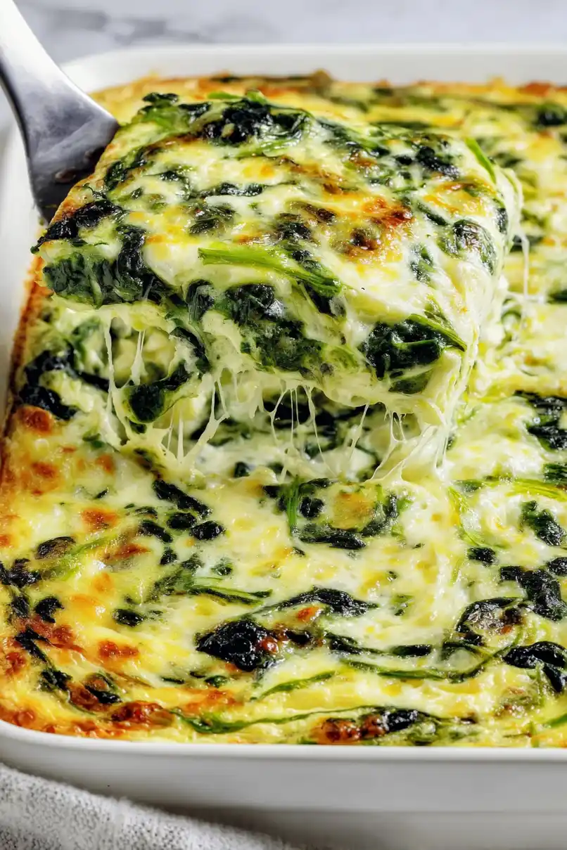 Savory Spinach Egg Casserole