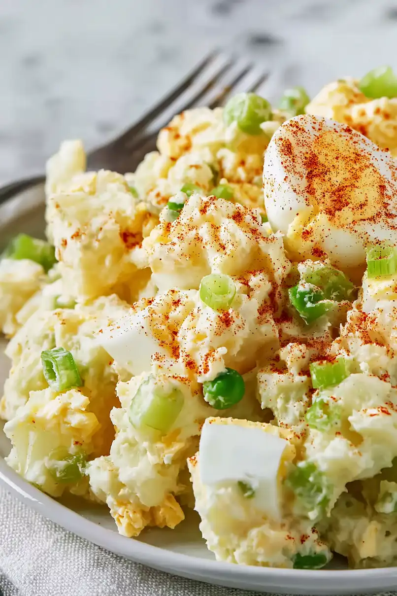 Savory Potato Salad with Egg