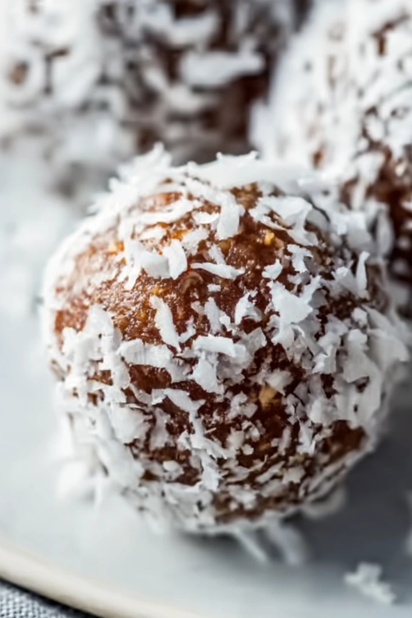 Healthy Coconut Date Protein Balls