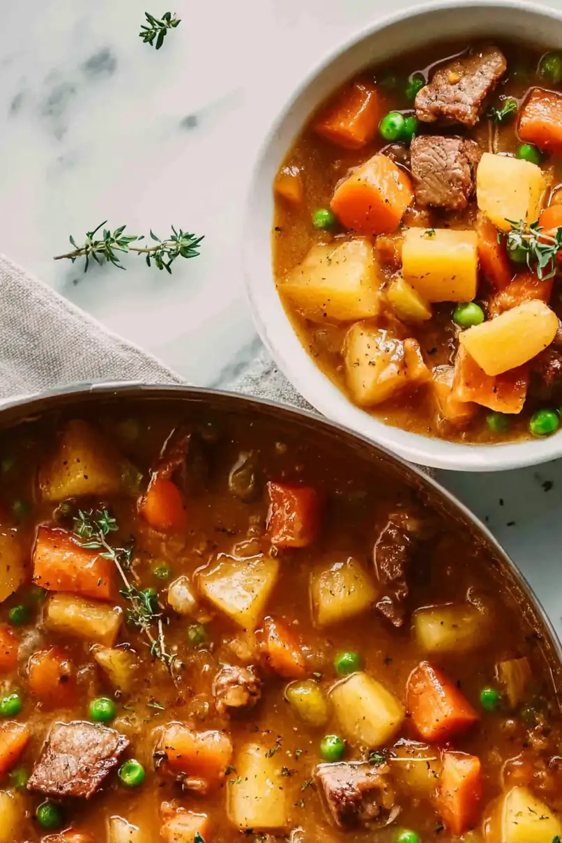 Savory Leftover Steak Stew
