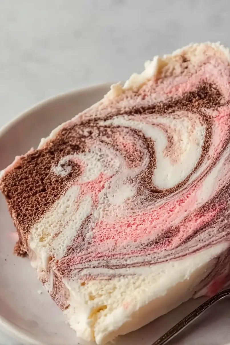 Perfect Vanilla-Chocolate-Strawberry Sheet Cake