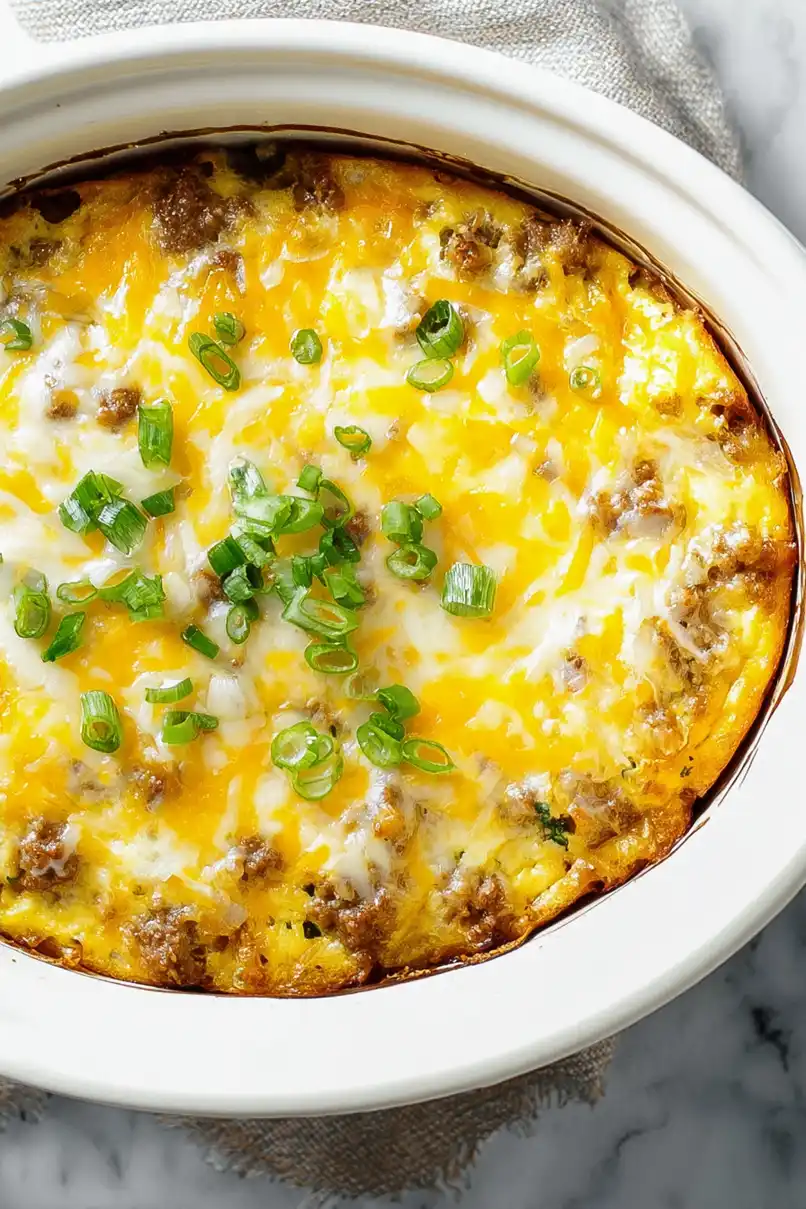 Easy Crockpot Breakfast Casserole
