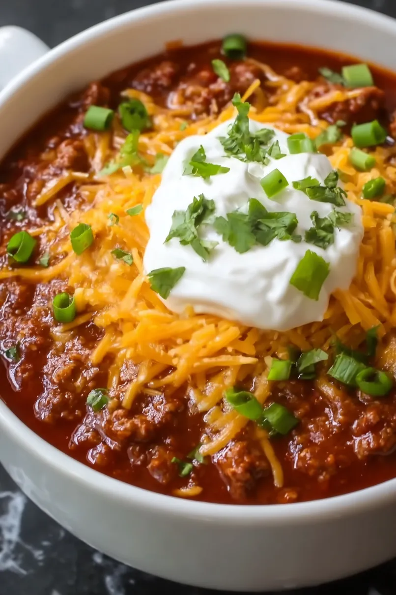 Simple Slow Cooker No Bean Chili