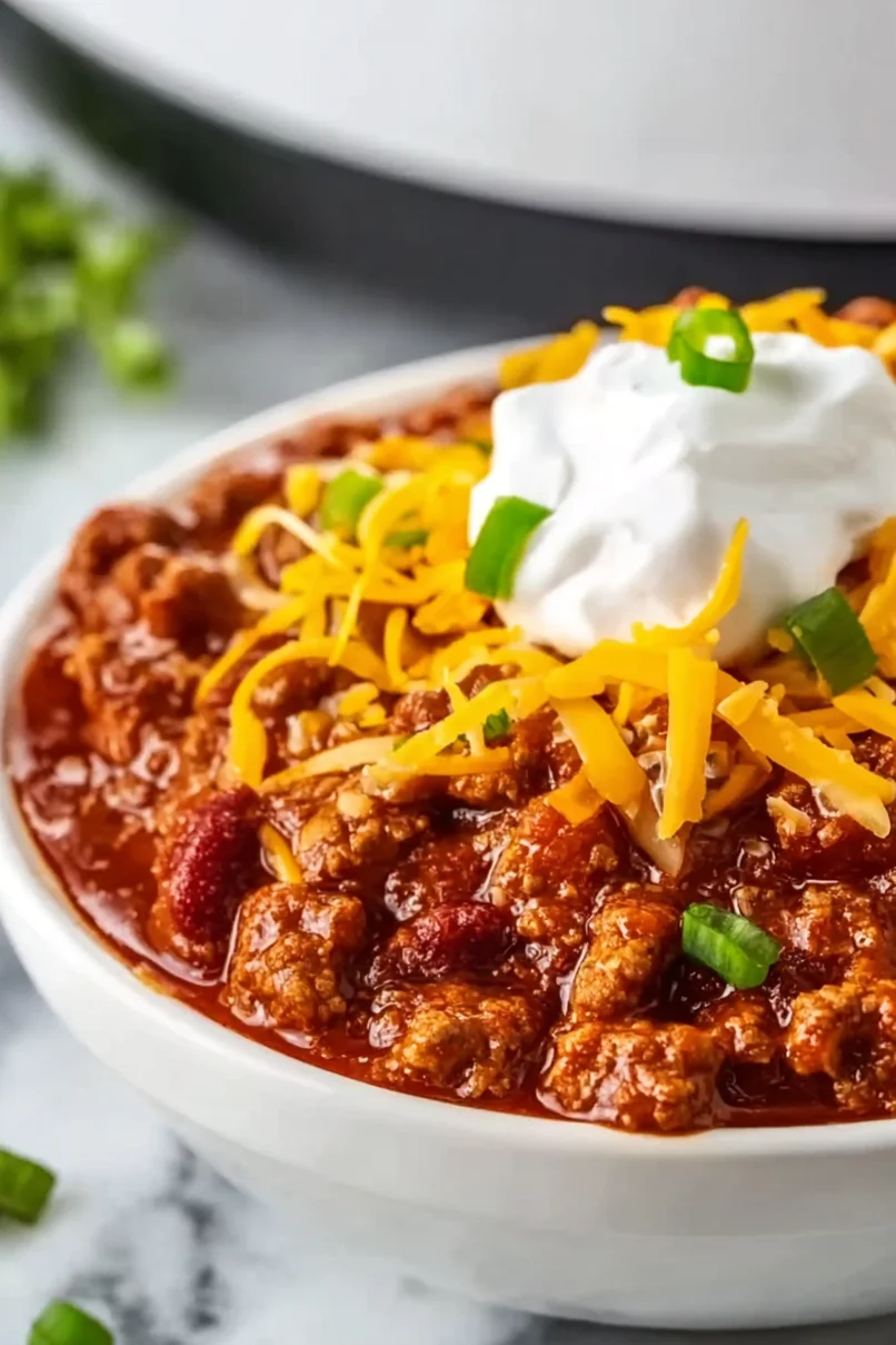 Tasty Slow Cooker No Bean Chili