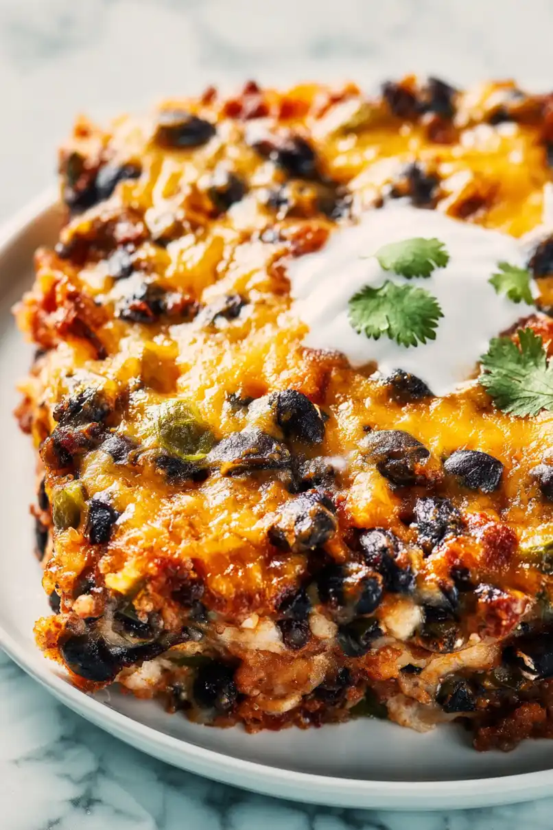Easy Black Bean Casserole Recipe