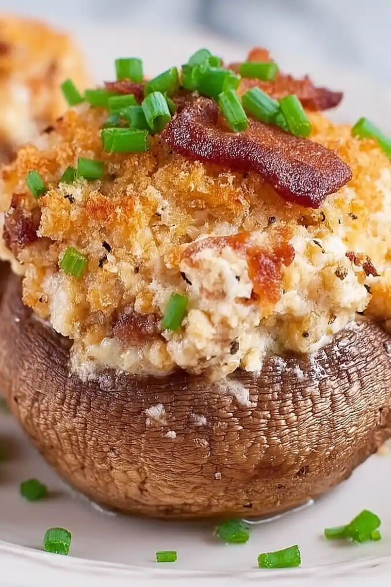 Tasty Bacon and Cream Cheese Stuffed Mushrooms