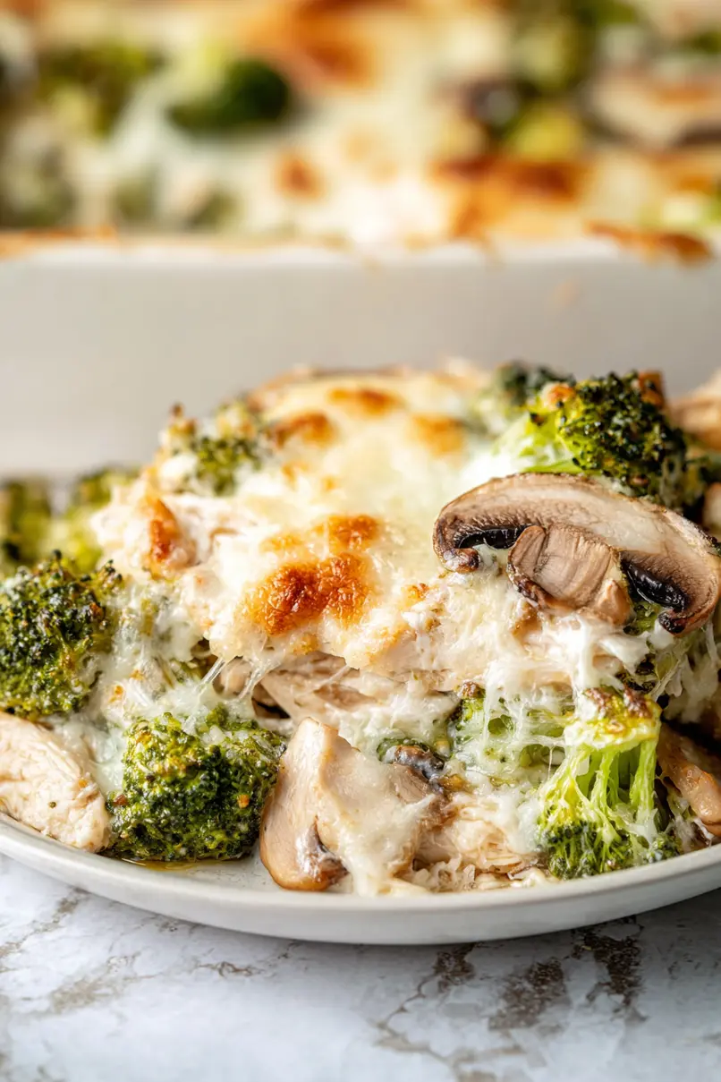 Comforting Rotisserie Chicken Broccoli Casserole