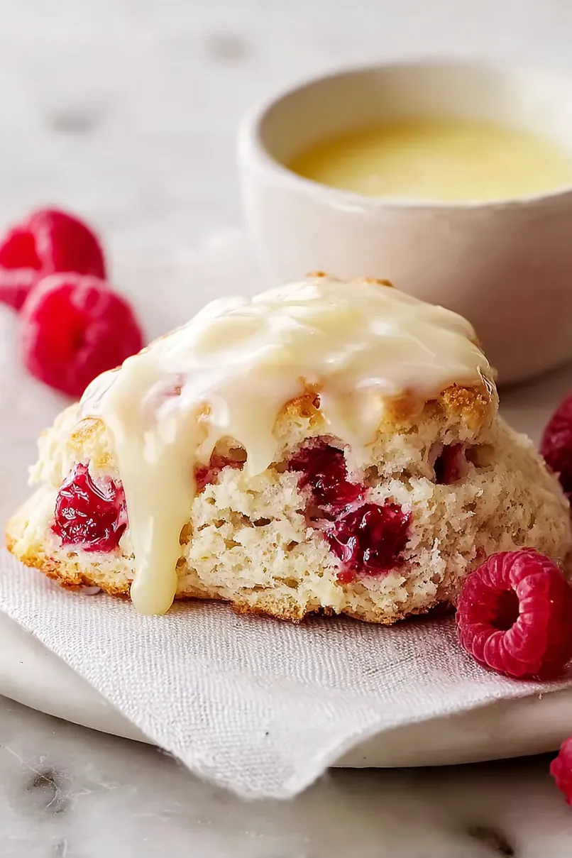 Sweet Raspberry Scones