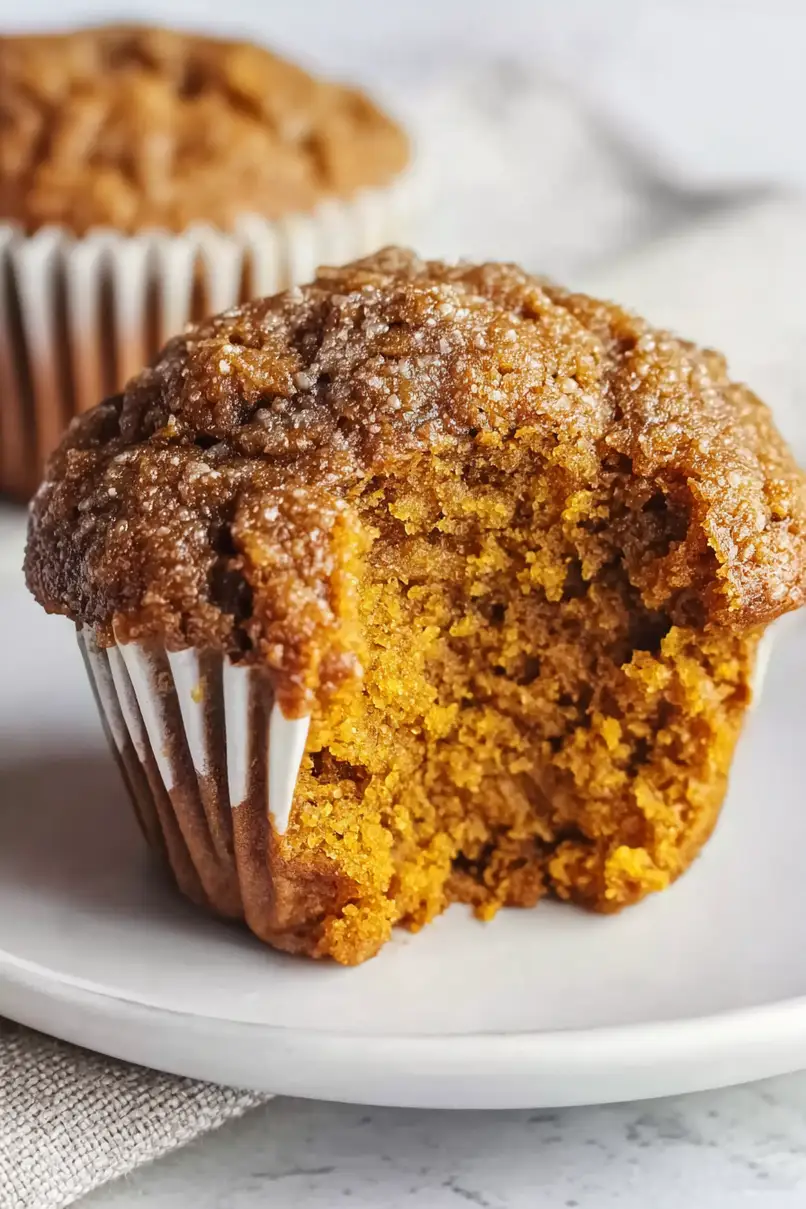 Healthy Cinnamon Pumpkin Protein Muffins