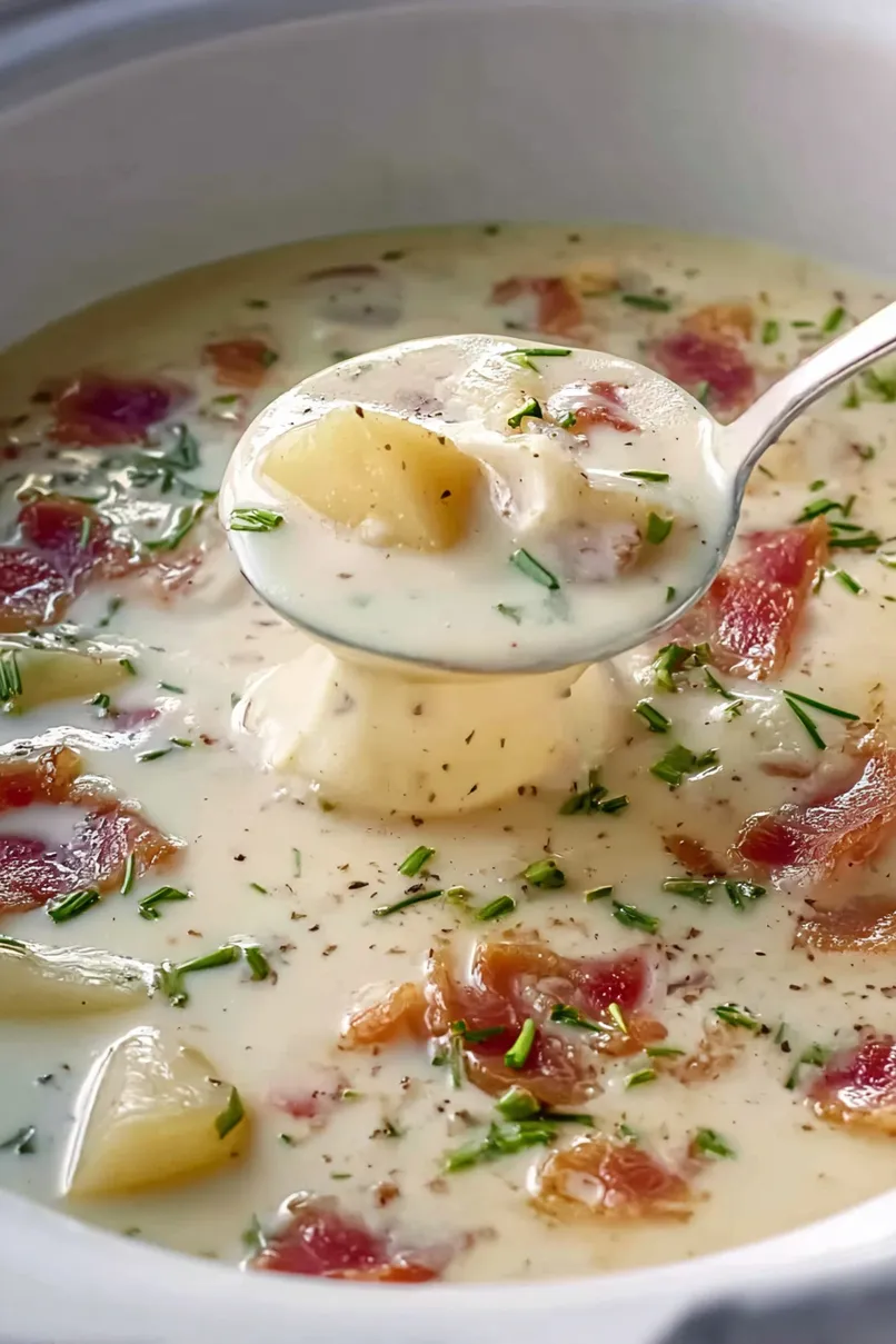Homemade Crock Pot Clam Chowder Recipe