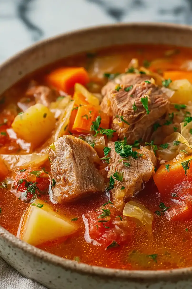 Best Pork and Cabbage Stew Recipe