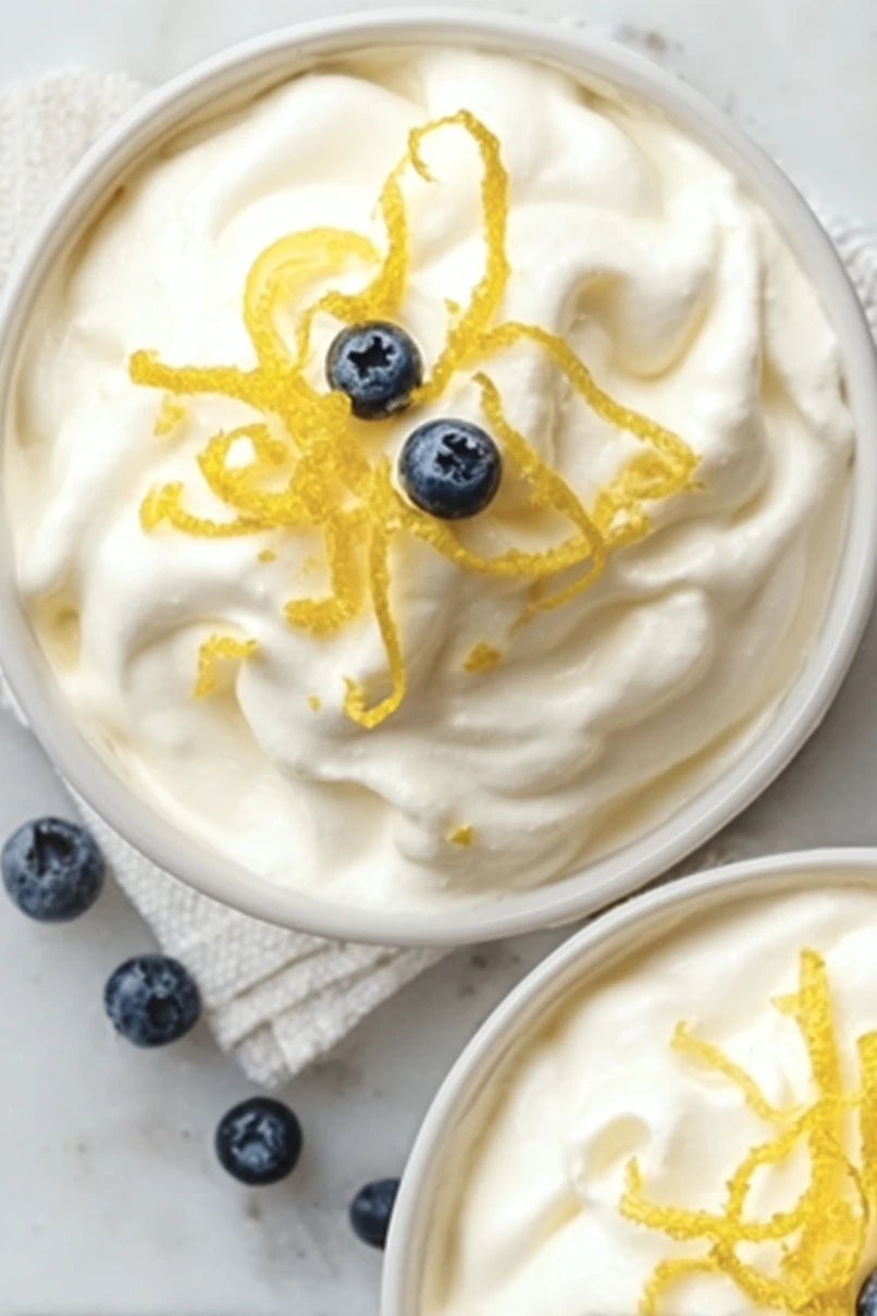 Easy Cottage Cheese Lemon Mousse