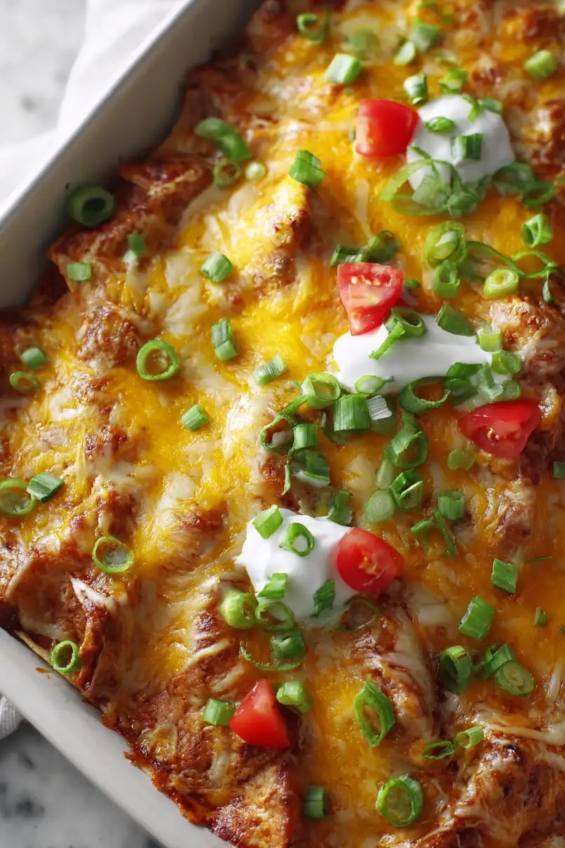 Easy Ground Chicken Taco Casserole
