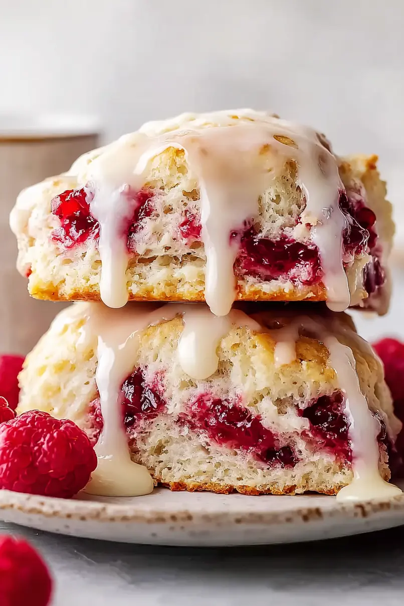 Sweet Raspberry Scones