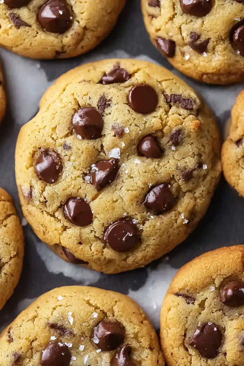 Soft Almond Flour Chocolate Chip Cookies