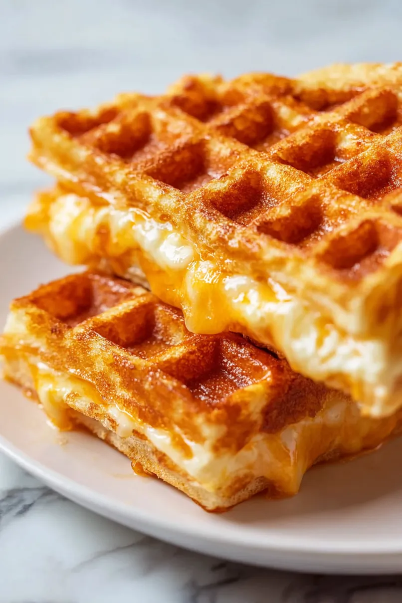 Low Carb Grilled Cheese Chaffle