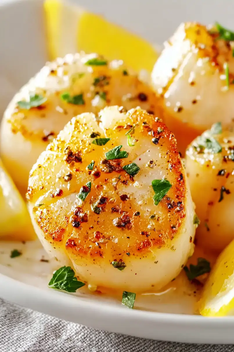 Tasty Pan Seared Bay Scallops
