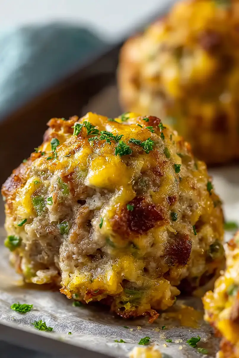 Savory Sausage Stuffing Balls