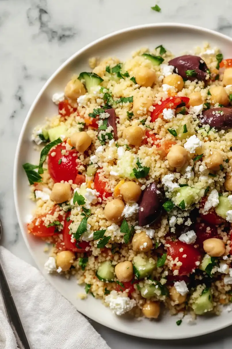 Light Mediterranean Couscous Salad