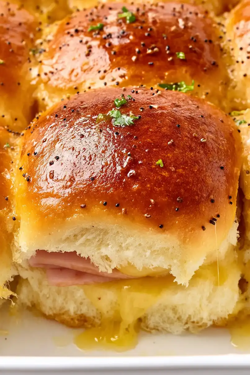Flaky Baked Ham and Cheese Sandwiches