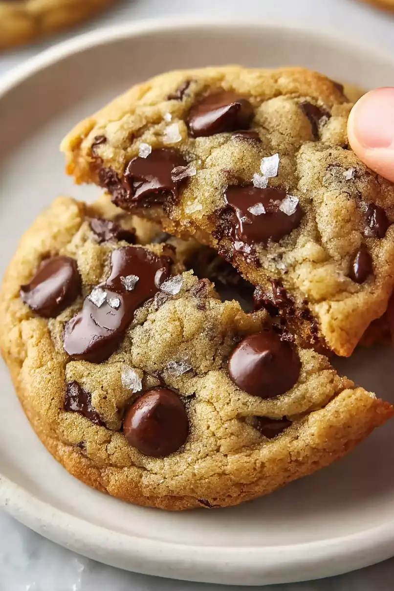 Soft Almond Flour Chocolate Chip Cookies