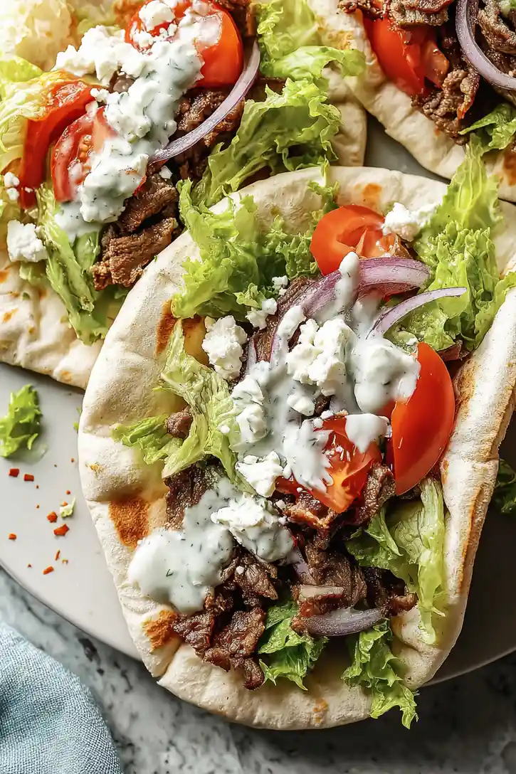 Juicy Ground Lamb Gyros