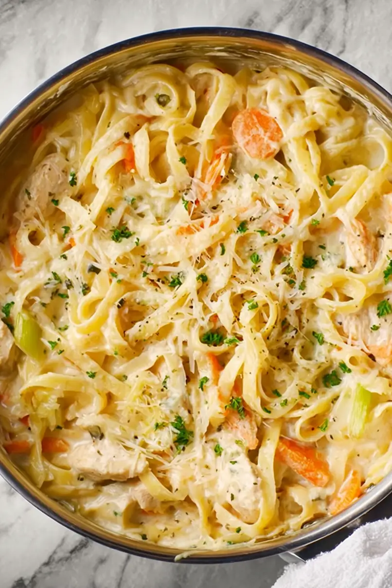 Quick Cream of Chicken Soup and Pasta