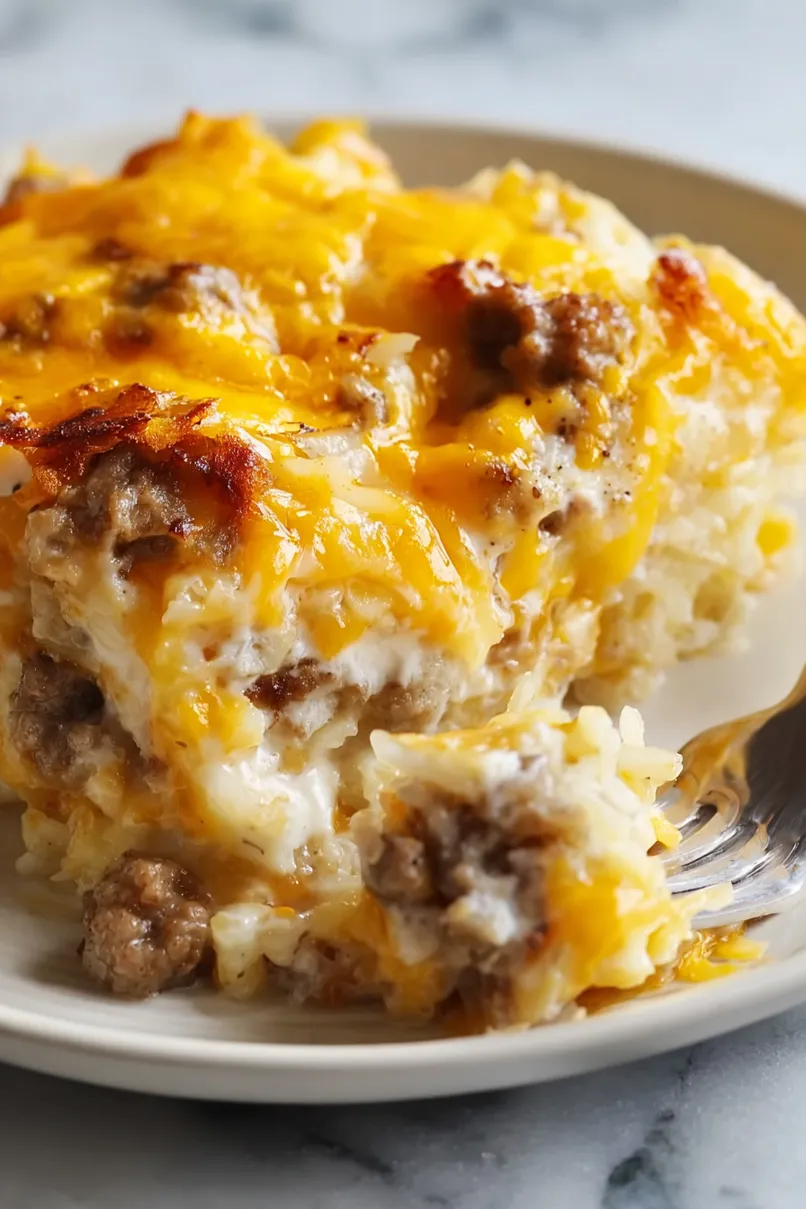 Hearty Sausage Gravy Casserole